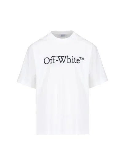 Off-white Skate Logo T-shirt In White