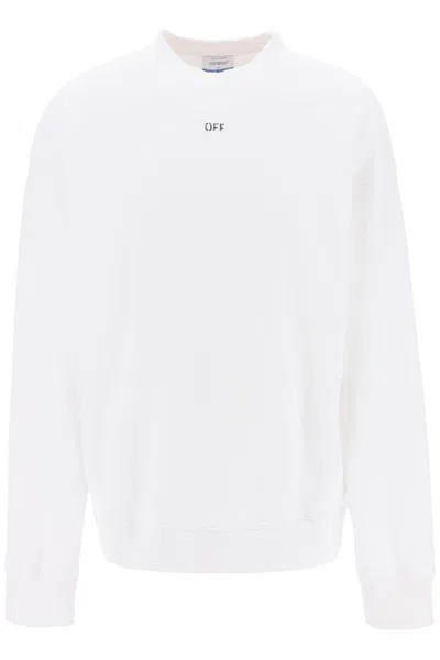 Off-white Skate Sweatshirt With Off Logo In White