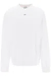 Off-white Skate Sweatshirt With Off Logo In White Black
