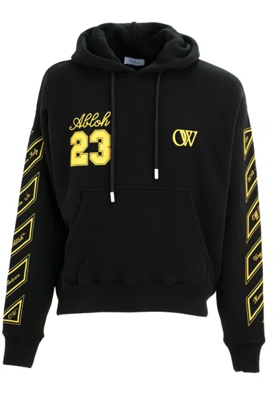 Off-white Skated Hoodie With Ow 23 Logo In Black