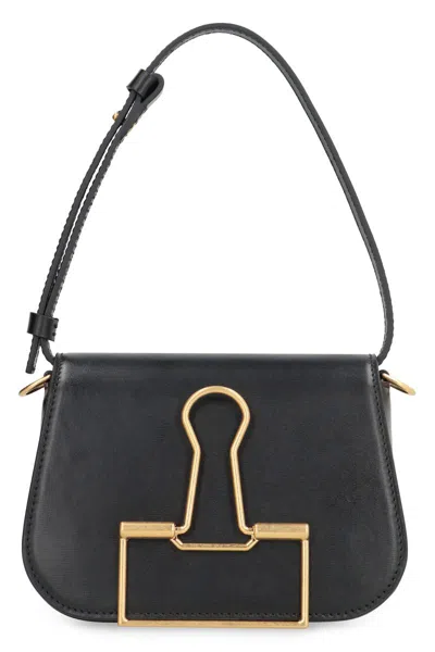 Off-white Skeleton Binder Leather Shoulder Bag