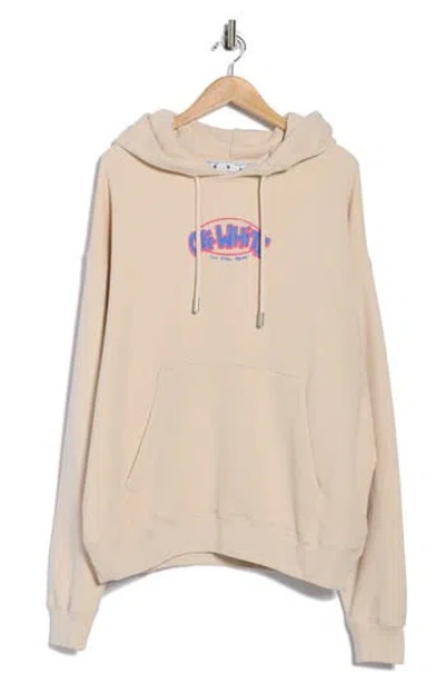 Off-white Sketch Arrow Skate Hoodie In Neutral