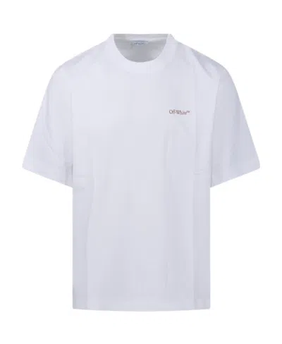 OFF-WHITE LOGO-PRINT SHORT-SLEEVE T-SHIRT