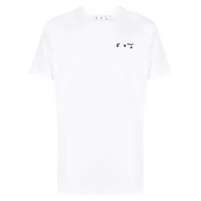 Pre-owned Off-white Sketch Arrows Logo T-shirt White In White/black