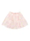 Off-white Logo-print Cotton Flared Skirt In Multicolor