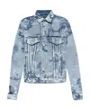 Off-white Light Blue Giacca Denim Sky Meteor In Blue