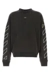 Off-white Slate Cotton Oversize Sweatshirt