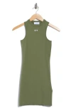 Off-white Sleek Rowing Dress In Gray