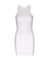 Off-white Sleek Rowing Logo-print Minidress In White