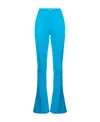 Off-white Off White Techno Jersey Flared Leggings In Blue