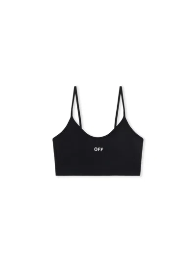 OFF-WHITE SLEEK SPAGHETTI STRAP TOP