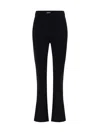 Off-white Flared Leggings With In Black White