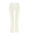 Off-white Logo Print Split Flare Fit Leggings In White