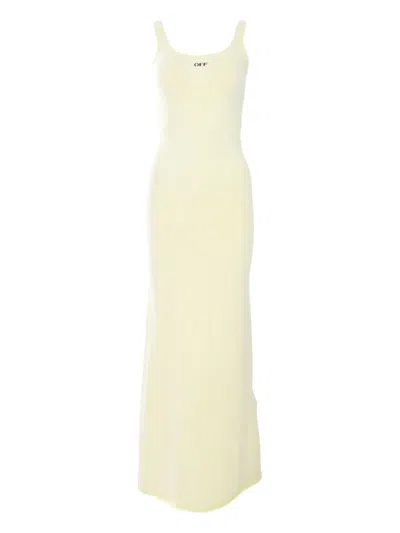 OFF-WHITE SLEEVELESS DRESS