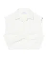 Off-white Sleeveless Shirt In White