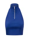 Off-white Sleeveless Top In Blue