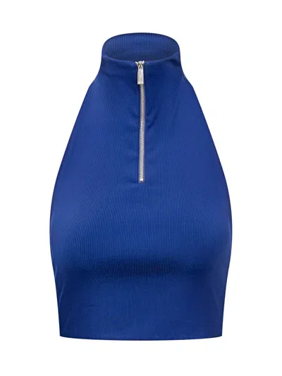 Off-white Sleeveless Top In Blue