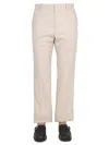 Off-white Slim Fit Pants In Brown