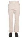 Off-white Slim Fit Pants In Brown