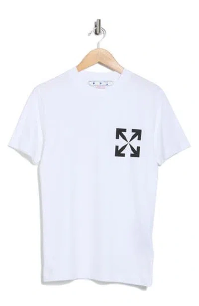 Off-white Slim Fit Single Arrow Cotton Graphic T-shirt