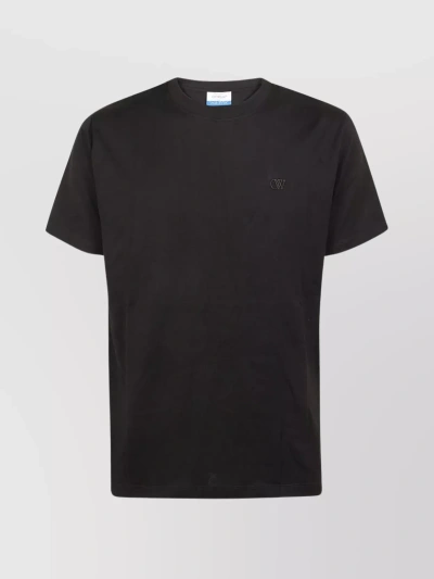 Off-white Slim Fit V-neck T-shirt In Black