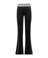 Off-white Black Slim Flat Front Pants In Black