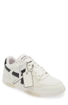 Off-white 'out Of Office' White Low Top Sneakers In Leather Man In White - Black