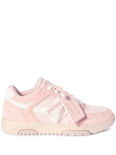 Off-white Slim Out Of Office Sneakers In Pink