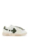 Off-white Slim Out Of Office Sneakers In White - Military Green (white)