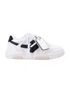 Off-white Slim Out Of Office White Black Womans Sneakers In Multi