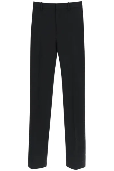 OFF-WHITE OFF-WHITE SLIM TAILORED PANTS WITH ZIPPERED ANKLE MEN