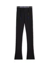 Off-white Logoband Split Leggings In Black