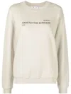 Off-white Exactly The Opposite Printed Sweatshirt In Nude