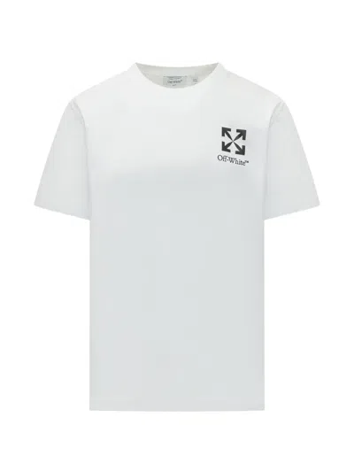 Off-white Small Arrow Slim Logo Tee In White