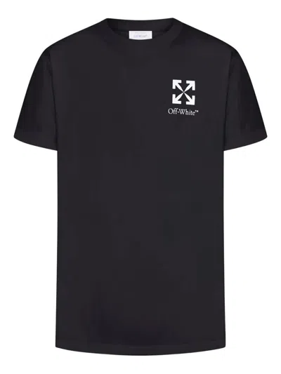 Off-white "small Arrow" Slim Short Sleeves Tee Clothing In Black