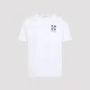 Off-white Arrow Print Slim Fit Cotton T-shirt In Multi