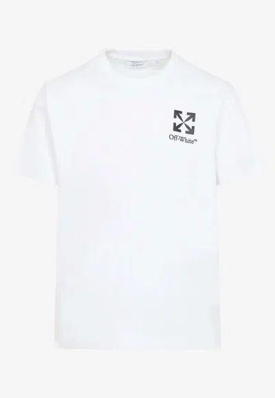 Off-white Small Arrow Slim Fit Logo T Shirt In White