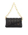 Off-white Black Leather Handbag In Black