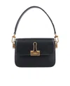 Off-white Binder Leather Shoulder Bag In Black