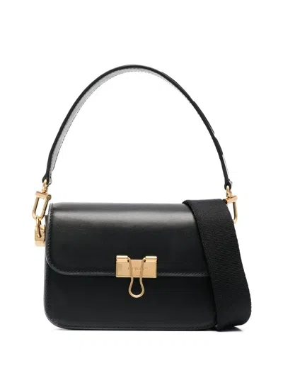 Off-white Small Binder Shoulder Bag In Schwarz