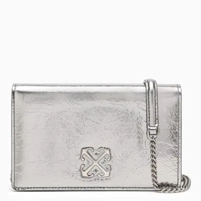 Off-white Small Leather Goods In Metal