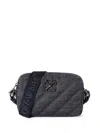 Off-white Small Quilted Denim Shoulder Bag In Blue