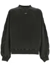 Off-white Off White St. Matthew Crewneck Sweatshirt With Arrow In Black