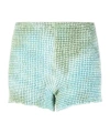 Off-white Smock Tie-dye Shorts In Blue