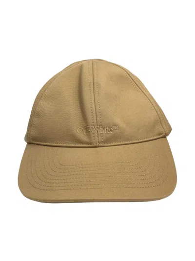 Off-white Smr Logo Baseball Cap In Brown