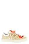 Off-white Perforated Leather Sneaker In Sand
