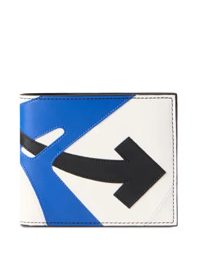 Off-white Sneaker Bi-fold Wallet In Multi