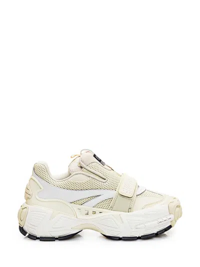 Off-white Beige Glove Sneakers In White