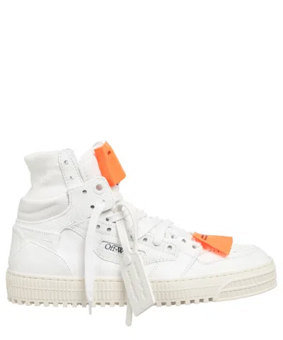 Pre-owned Off-white Sneaker High Herren Off-court 3.0 Omia065c99lea0050120 White - Orange In Weiss