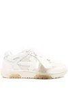 Off-white White Lace Up Sneakers In White